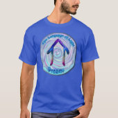 De keel Chakra - Symbool Dromen T-shirt (Voorkant)