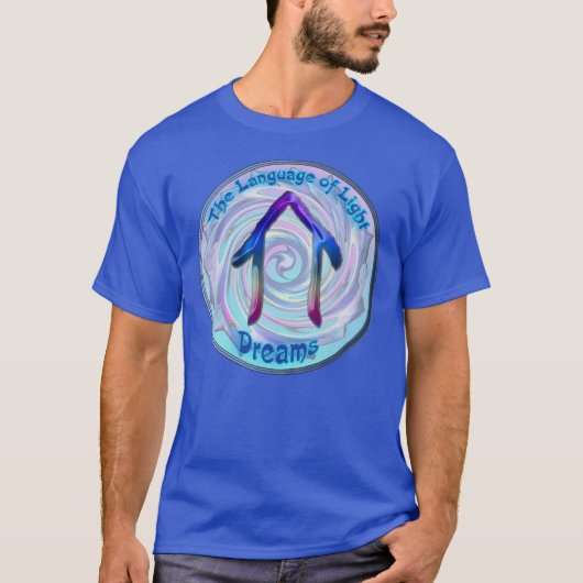 De keel Chakra - Symbool Dromen T-shirt (Voorkant)