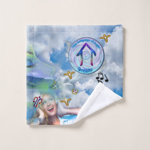 De keel Chakra - Symbool Dromen Washandje