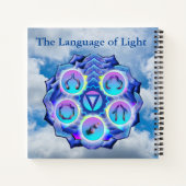 De Keel Chakra - Symbool Overvloed Notitieboek (Achterkant)