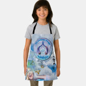 De keel Chakra - Symbool van het ademleven Schort (Insitu)