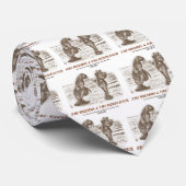 De keel en het tapijt (kijkglas) stropdas (Opgerold)