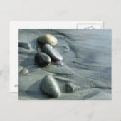 De keel op de strand briefkaart (Voorkant / Achterkant)