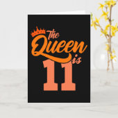 DE KEEN IS 11-jarige elfde verjaardag dochter Kaart (Gele Bloem)