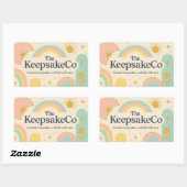 De Keepsake Co. Logo Rechthoekige Sticker (Vel)