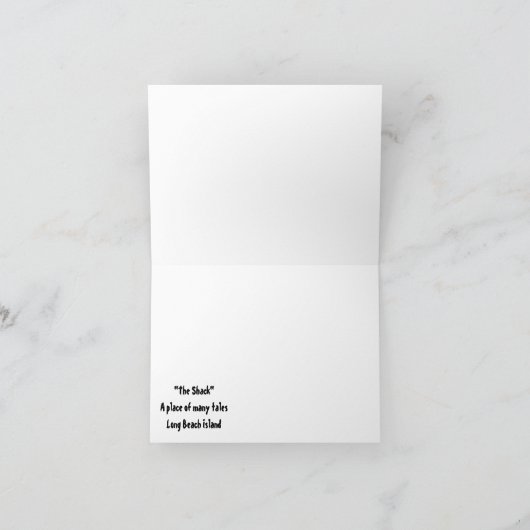 De keet van het Lange eiland van het Strand Kaart (Binnen)