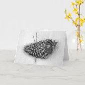De Kegel van de sneeuw Kaart (Gele Bloem)