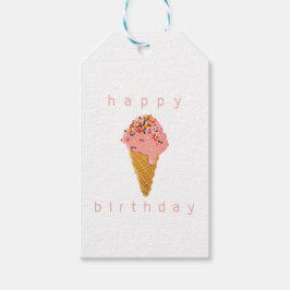 De Kegel van het Roomijs van het Label van de Gift Cadeaulabel