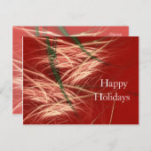 DE KEGELS VAN DE SNEEUW FEESTDAGENKAART (Voorkant / Achterkant)