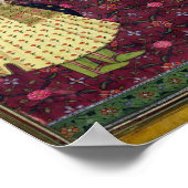 De keizer Aurangzeb oud Poster (Hoek)