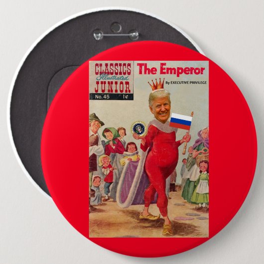 De keizer Button (Voorkant /achterkant)