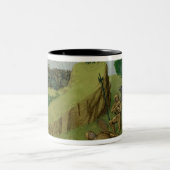 De keizer Charlemagne vindt Roland Tweekleurige Koffiemok (Center)