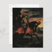 De keizer Charles V op Horseback Briefkaart (Voorkant / Achterkant)