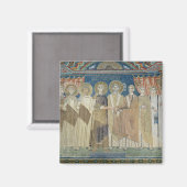 De keizer Constantine IV verleent fiscale immunite Magneet (Voorkant / Achterkant)