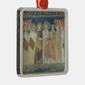 De keizer Constantine IV verleent fiscale immunite Metalen Ornament (Rechts)