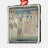 De keizer Constantine IV verleent fiscale immunite Metalen Ornament (Links)