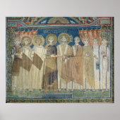 De keizer Constantine IV verleent fiscale immunite Poster (Voorkant)