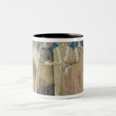 De keizer Constantine IV verleent fiscale immunite Tweekleurige Koffiemok (Center)