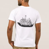 De keizer draagt geen kleren t-shirt (Achterkant)