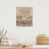 De keizer en de keizer die de homepage ontvangt poster (Keuken)