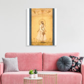 De keizer Farrukhsiyar (1683-1719) van de Larg Canvas Afdruk (Insitu (Woonkamer))
