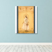 De keizer Farrukhsiyar (1683-1719) van de Larg Canvas Afdruk (Insitu (Houten vloer))