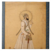 De keizer Farrukhsiyar (1683-1719) van de Larg Tegeltje (Voorkant)