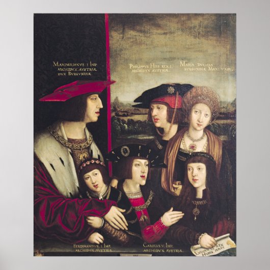 De keizer Maximilian I Poster (Voorkant)