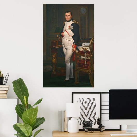 De keizer Napoleon in zijn studie aan de Tuilerie Poster (Thuiskantoor)