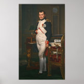 De keizer Napoleon in zijn studie aan de Tuilerie Poster (Voorkant)