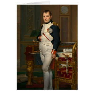 De keizer Napoleon in zijn studie aan de Tuilerieë