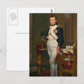 De keizer Napoleon in zijn studie aan de Tuilerieë Briefkaart (Voorkant / Achterkant)
