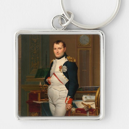 De keizer Napoleon in zijn studie aan de Tuilerieë Sleutelhanger (Voorkant)