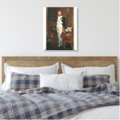De keizer Napoleon in Zijn Studie in Tuileries Canvas Afdruk (Insitu (Slaapkamer))
