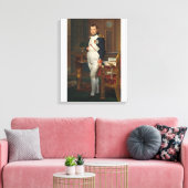 De keizer Napoleon in Zijn Studie in Tuileries Canvas Afdruk (Insitu (Woonkamer))