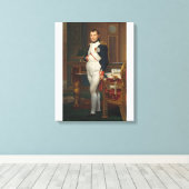 De keizer Napoleon in Zijn Studie in Tuileries Canvas Afdruk (Insitu (Houten vloer))