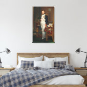 De keizer Napoleon in Zijn Studie in Tuileries Canvas Afdruk (Insitu (Slaapkamer))