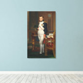 De keizer Napoleon in Zijn Studie in Tuileries Canvas Afdruk (Insitu (Houten vloer))