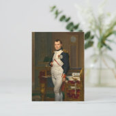 De keizer Napoleon in zijn studie op de Tuileries Briefkaart (Staand voorkant)