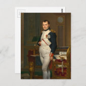 De keizer Napoleon in zijn studie op de Tuileries Briefkaart (Voorkant / Achterkant)
