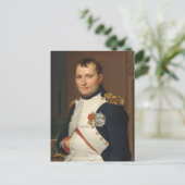 De keizer Napoleon in zijn studie op de Tuileries Briefkaart (Staand voorkant)