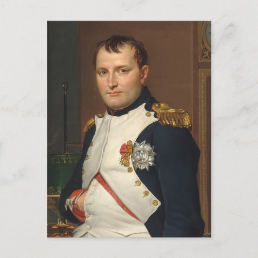 De keizer Napoleon in zijn studie op de Tuileries Briefkaart (Voorkant)