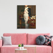 De keizer Napoleon in zijn studie op de Tuileries Canvas Afdruk (Insitu (Woonkamer))