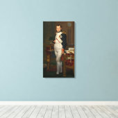 De keizer Napoleon in zijn studie op de Tuileries Canvas Afdruk (Insitu (Houten vloer))