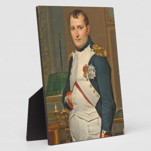 De keizer Napoleon in zijn studie op de Tuileries Fotoplaat (Zijkant)