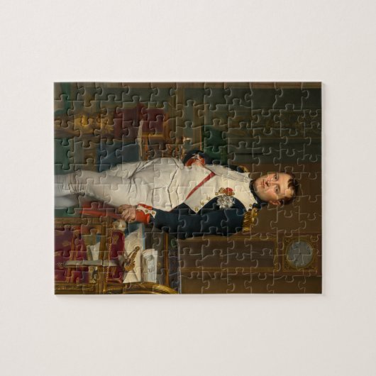 De keizer Napoleon in zijn studie op de Tuileries Legpuzzel (Horizontaal)