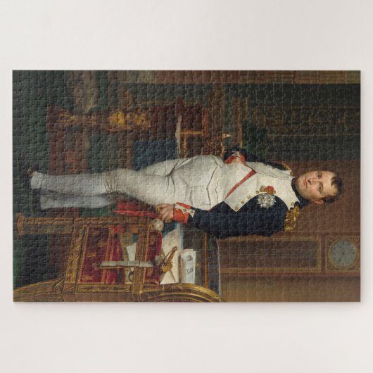 De keizer Napoleon in zijn studie op de Tuileries Legpuzzel (Horizontaal)