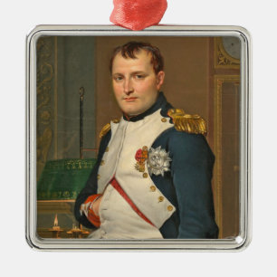 De keizer Napoleon in zijn studie op de Tuileries Metalen Ornament