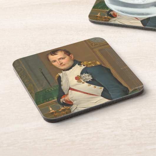 De keizer Napoleon in zijn studie op de Tuileries Onderzetter (Linkerzijde)