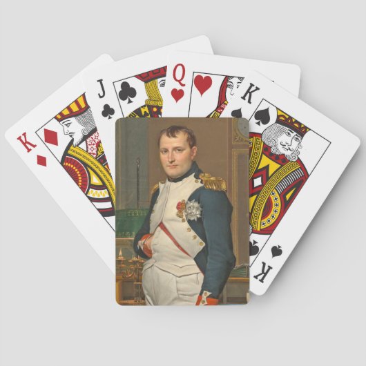 De keizer Napoleon in zijn studie op de Tuileries Pokerkaarten (Achterkant)